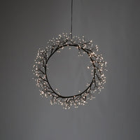 LED WREATH 45CM BLACK